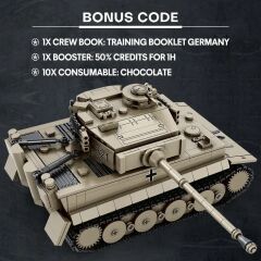 1/28 Tiger I Tank Puzzle Maket