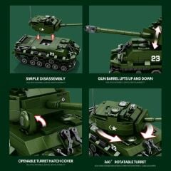 1/30 M4 Sherman Tank Puzzle Maket