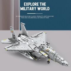 F-15E Strike Eagle Fighter Aircraft Puzzle Maket