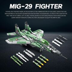 MIG-29 Mikoyan Gurevich Fighter Plane Puzzle Maket