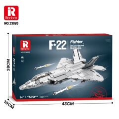 F-22 Raptor Fighter Plane Puzzle Maket