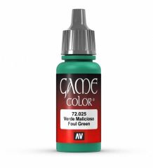 Vallejo 72025 17 ml. Foul Green, Game Color Serisi Model Boyası