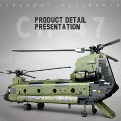 CH-47 Transport Helicopter Chinook Puzzle Maket