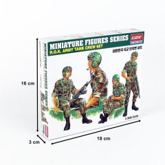Academy 13251 1/35 ROK Army Tank Mürettebatı Demonte Plastik Maketi