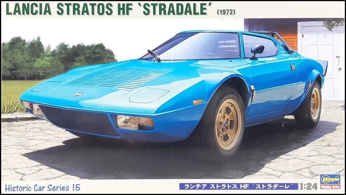 Hasegawa HC15 21115 1/24 Ölçek Lancia Stratos HF (Stradale) Otomobil Plastik Model Kiti