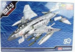 Academy 12515 1/72 USN F-4J VF-96 Savaş Uçağı Demonte Plastik Maketi