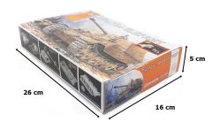 Dragon 7515 1/72 Ölçek Sd.Kfz.184 Elefant (with Kubelwagen & bike) Tankı Plastik Model Kiti