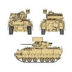 Dragon 7624 1/72 Ölçek M6 Bradley Linebacker Uçak Savar Tankı Plastik Model Kiti