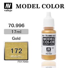 Vallejo 70996 17 ml. (172) Gold-Metallic, Model Color Serisi Model Boyası