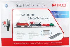 Starter Set Taurus ÖBB w.3 Freight Cars, PIKO A-Track w. Railbed