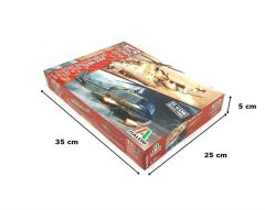 Italeri 35103 1/72 Mil Mi-24D + UH-1C Askeri Helikopterler Demonte Plastik Maket Seti
