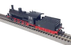Starter Set Steam locomotive G7.1 with 5 Freight Cars DR, PIKO A-track w. Railbed
