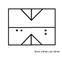 Faller 282776 1/220 Kasaba Salonu Demonte Plastik Maketi
