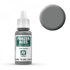 Vallejo 70305 17 ml. Light Rubber, Panzer Aces Serisi Model Boyası