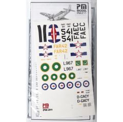 PM Model 211 1/72 Hawker Sea Fury FB11 Avcı Uçağı Demonte Plastik Maketi