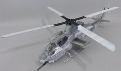 Kitty Hawk 80125 1/48 AH-1Z Viper (Version 2.0) Askeri Helikopter ve 2 Resin Figür Demonte Plastik Maketi