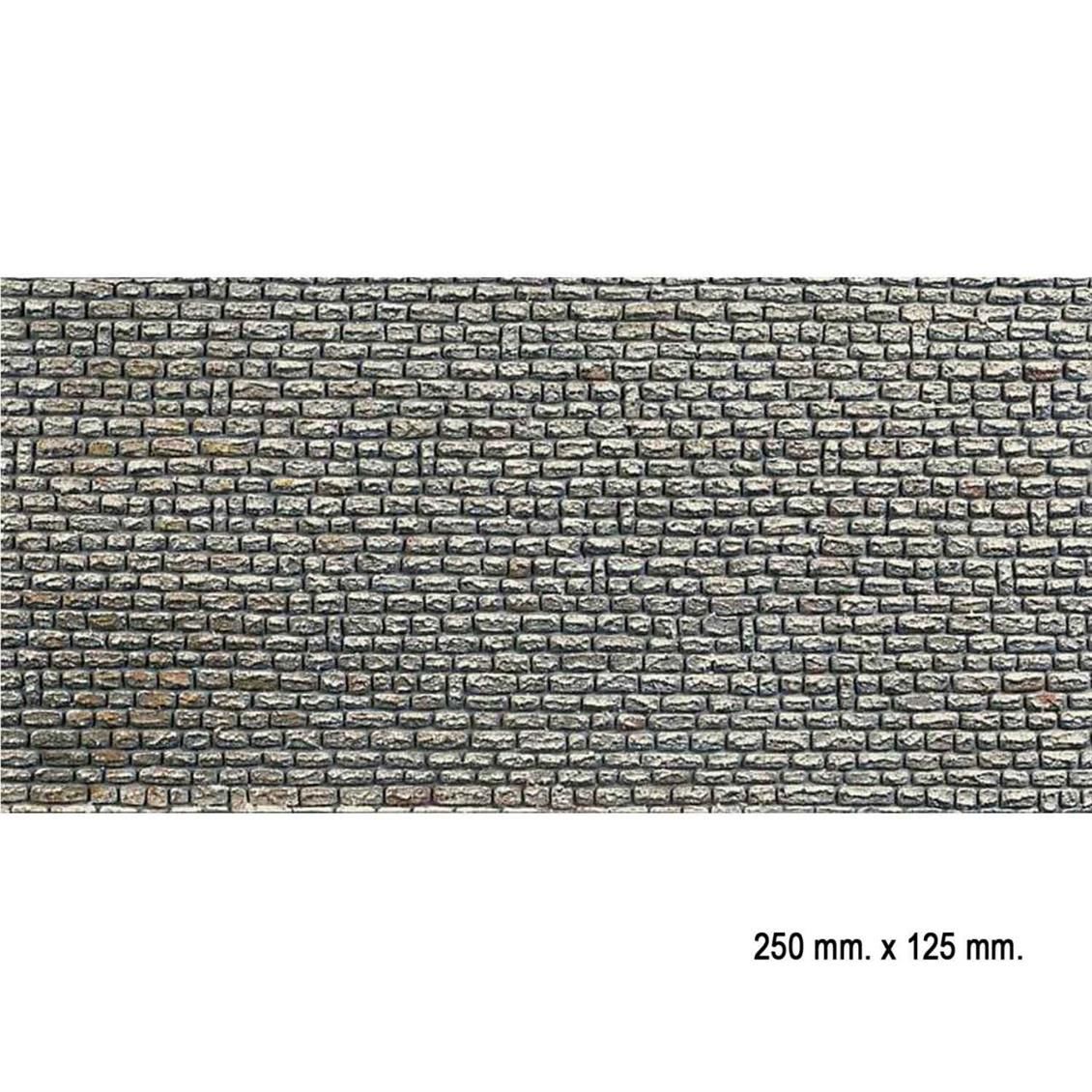 Faller 170603 1/87 DoğalTaş Duvarlı Desenli Dekor Levhası - 25 X 12,5 Cm.