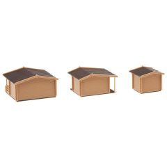Faller 130208 1/87 Bungalow ( 3 adet ) Demonte Plastik Maketi