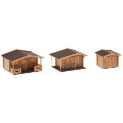 Faller 130208 1/87 Bungalow ( 3 adet ) Demonte Plastik Maketi