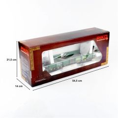 Piko 38753 1/22,5 G-WP&YR Sightseeing Car, Model Tren Yük Vagonu
