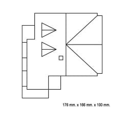 Faller 130394 1/87 Modern Ev Demonte Plastik Maketi