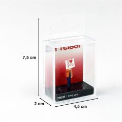 Preiser 29039 1/87 Ölçek Pankartlı Aşık Adam Figürü