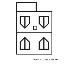 Faller 130414 1/87 Kasaba Evi ( 2 Adet ) Demonte Plastik Maketi
