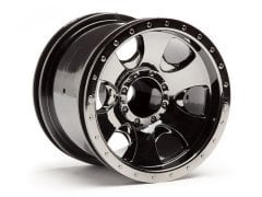 1/10-1/16 2.2'' WARLOCK WHEEL BLACK CHROME (2.2in/2pcs)