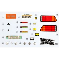 Aoshima 01187 1/24 Geleceğe Dönüş Araba Maketi Seri 3