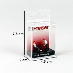 Preiser 28117 1/87 Ölçek Zanlı ve Polis Figürleri