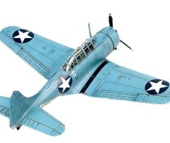 Academy 12335 1/48 USN SBD-2 (Midway) Savaş Uçağı Demonte Plastik Maketi