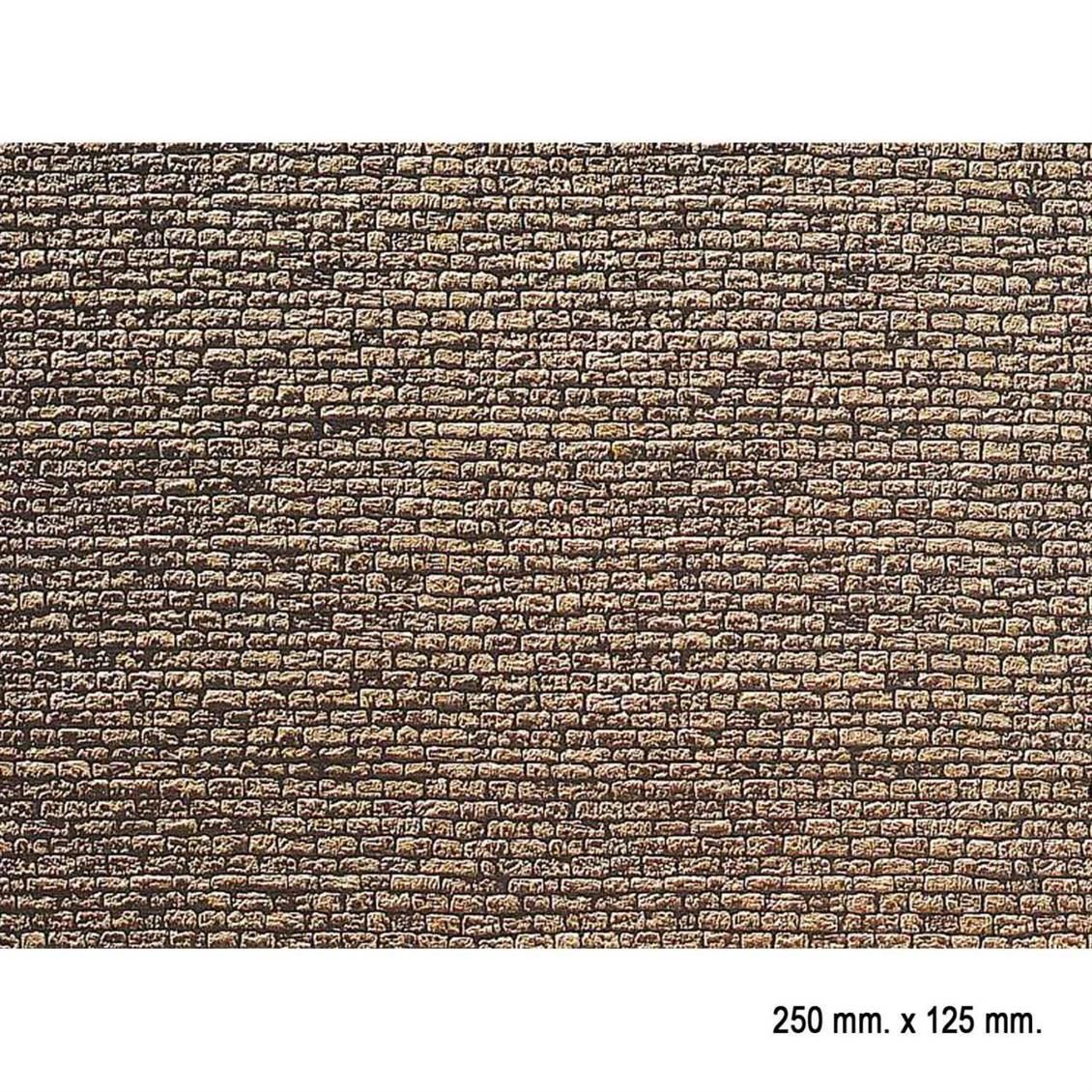 Faller 222565 1/160 Granit Taş Desenli Dekor Kağıdı, 25 X 12,5 Cm.