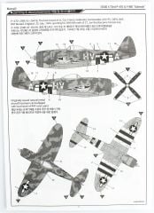 Academy 12530 1/72 P-47D & F-86E (Gabreski) LE Savaş Uçağı Demonte Plastik Maket Seti