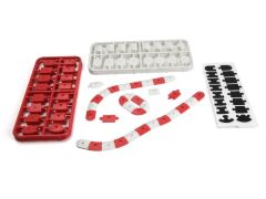 Nano-TTR Track Mat 150x90cm + Curb Set - Jersey Barrier Set
