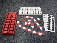 Nano-TTR Track Mat 150x90cm + Curb Set - Jersey Barrier Set