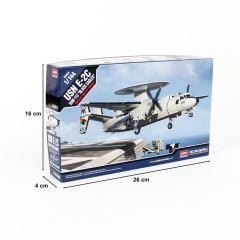 Academy 12623 1/144 USN E-2C VAW-113 (Black Eagles) Hava Radar Uçağı Demonte Plastik Maketi