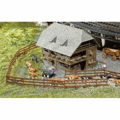 Faller 180408 1/87 Bonanza Tipi Bahçe Çitleri Demonte Plastik Maketi
