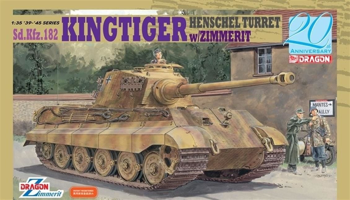 6303 1/35 KINGTIGER HENSCHEL TURRET+ZIMMERIT - MAK