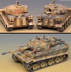 Academy 13239 1/35 German Tiger-I (Erken Dönem) Tankı Demonte Plastik Maketi