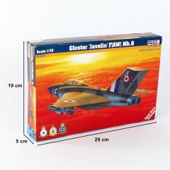 Mistercraft D043 1/72 Gloster Javelin FAW Mk.8 Savaş Uçağı Demonte Plastik Maketi