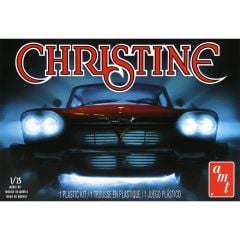AMT 801M 1/25 Christine 1958 Plymouth Belvedere-Red Araba Demonte Plastik Maketi