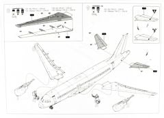 Mistercraft F016 1/125 A-320 Polish Airlines (LOT) Yolcu Uçağı Demonte Plastik Maketi
