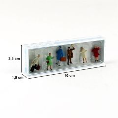 Preiser 14028 1/87 Ölçek Birbirini Tebrik Eden İnsan Figürleri