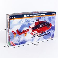 Mistercraft F031 EC-145 Medicopter 117/Rega Çok Amaçlı helikopter Demonte Plastik Maketi
