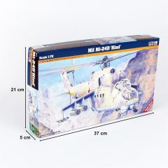 Mistercraft F044 1/72 Mil Mi-24D Hind Askeri Helikopter Demonte Plastik Maketi
