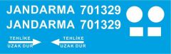 Babibi DBT01233 1/144 S-70, Jandarma 701329, Dekal Çıkartma