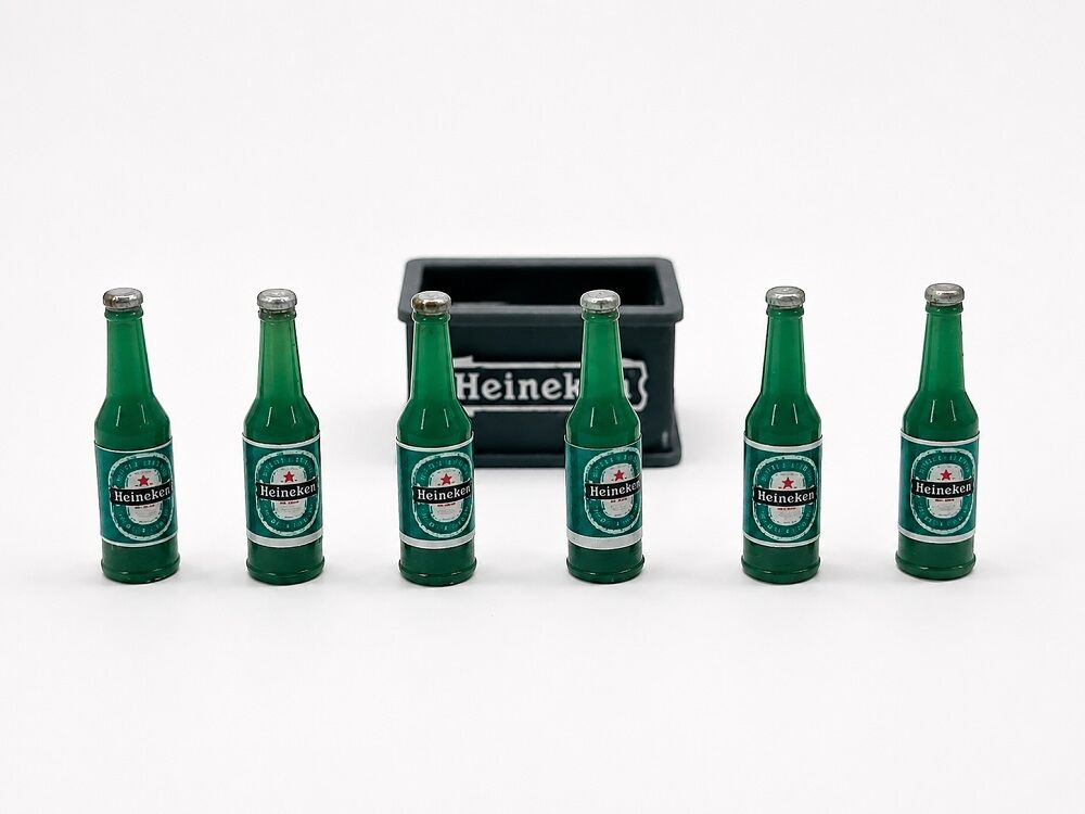 HEINEKEN MEŞRUBAT KASASI VE ŞİŞELERİ FİGÜRÜ
