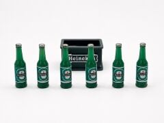 HEINEKEN MEŞRUBAT KASASI VE ŞİŞELERİ FİGÜRÜ