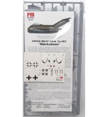 PM Model 213 1/72 TA-183 Focke Wolf Savaş Uçağı Demonte Plastik Maketi