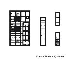 Faller 232225 1/160 Seralar Demonte Plastik Maketi